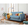 Voir la diapositive 1 : LISA DESIGN Owen - canapé 3 places convertible express couchage quotidien 140 cm matelas 12 cm en velours côtelé