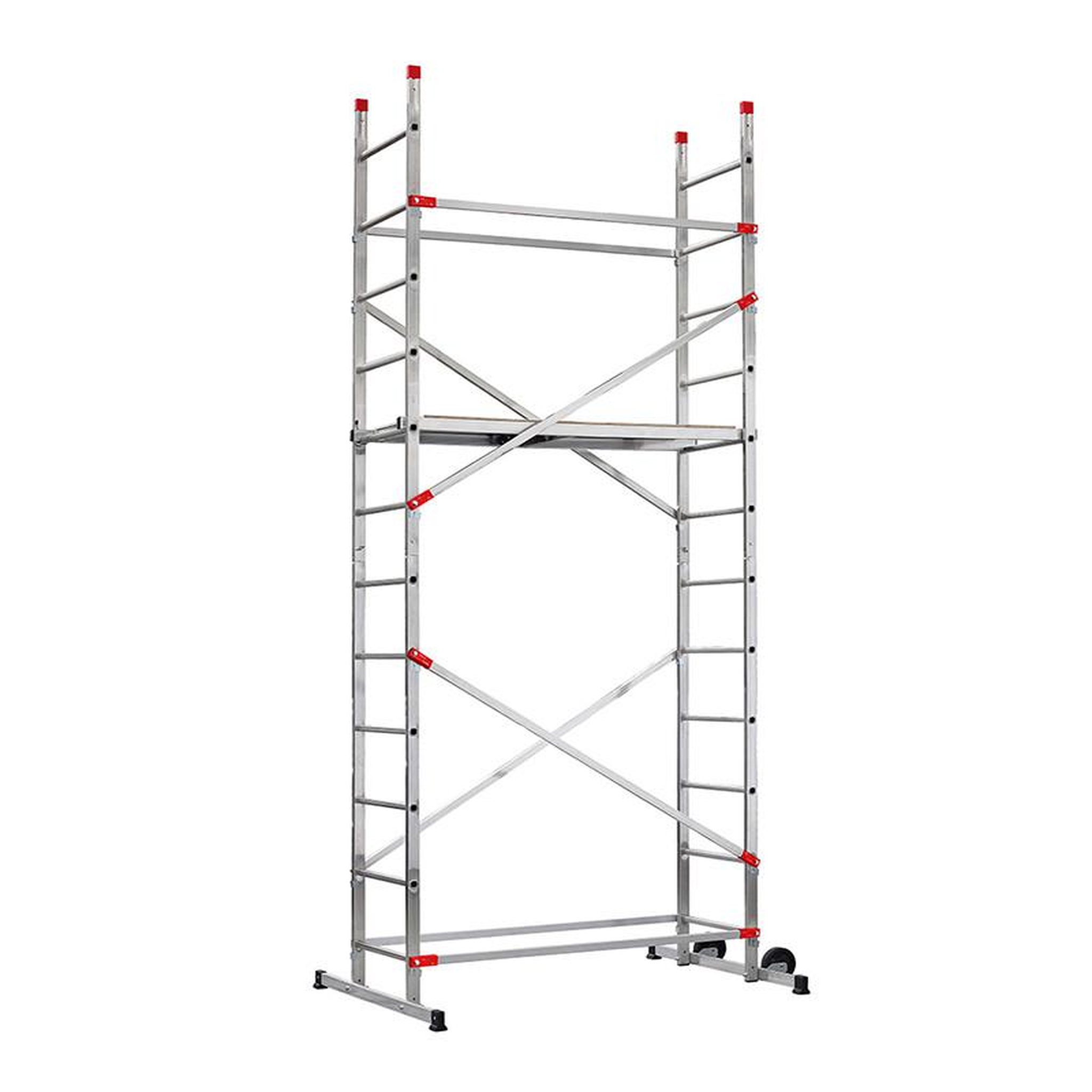HAILO Echafaudage Fast & Lock 5 - 4 plans x 6 échelons-4,4 m
