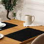 Voir la diapositive 4 : SECRET DE GOURMET Set de Table Déco  Maha  30x45cm Noir