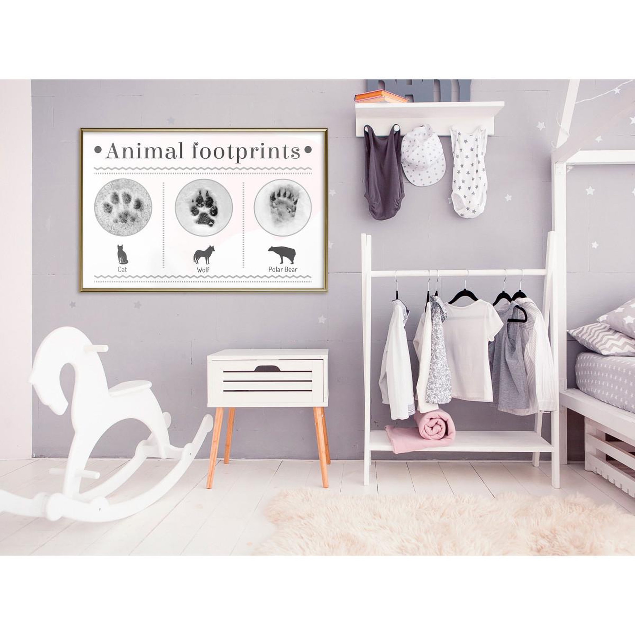 Voir la diapositive 2 : Paris Prix Affiche murale encadrée  how to recognize an animal