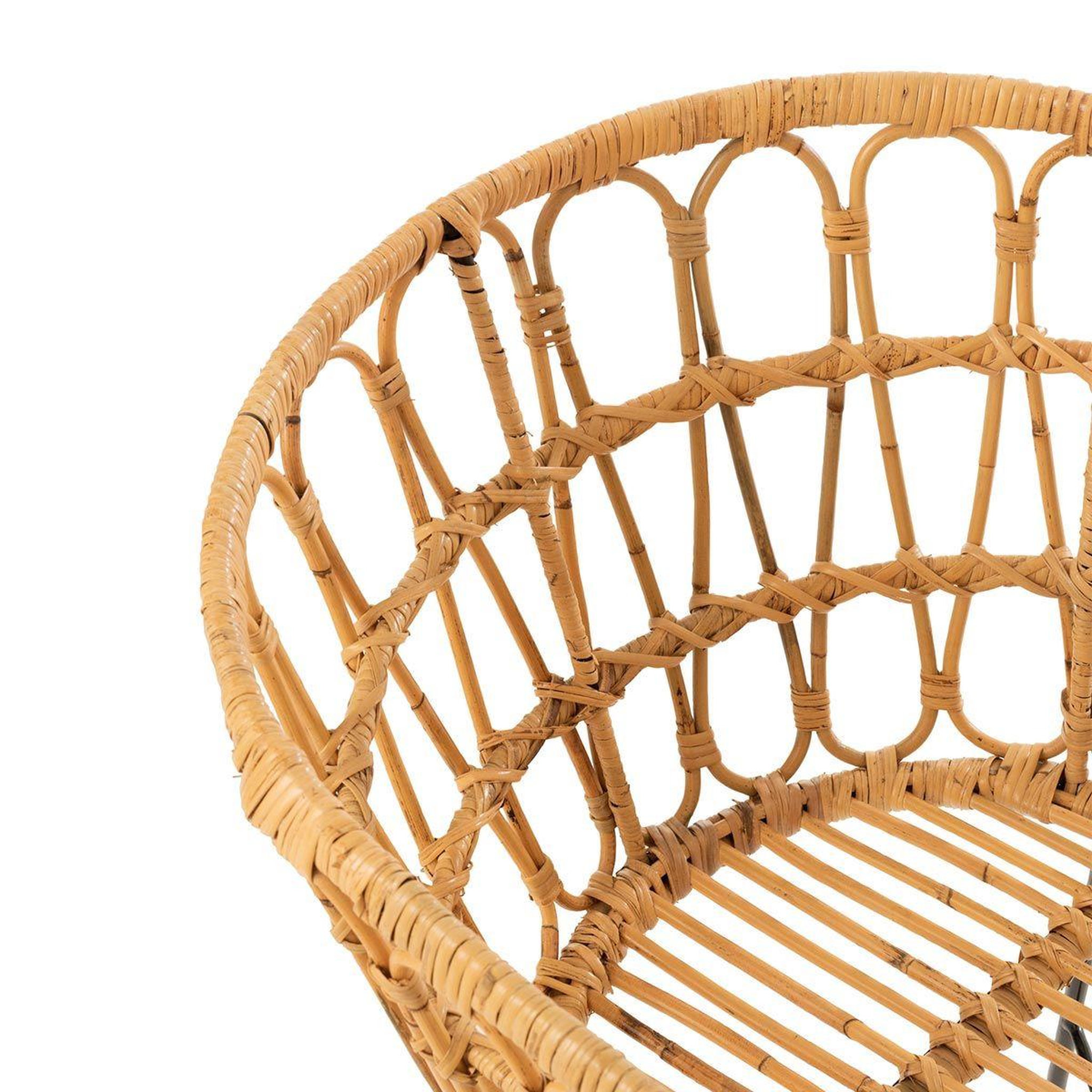 Voir la diapositive 6 : J-LINE Berceau & Matelas  Baby  85cm Naturel & Blanc