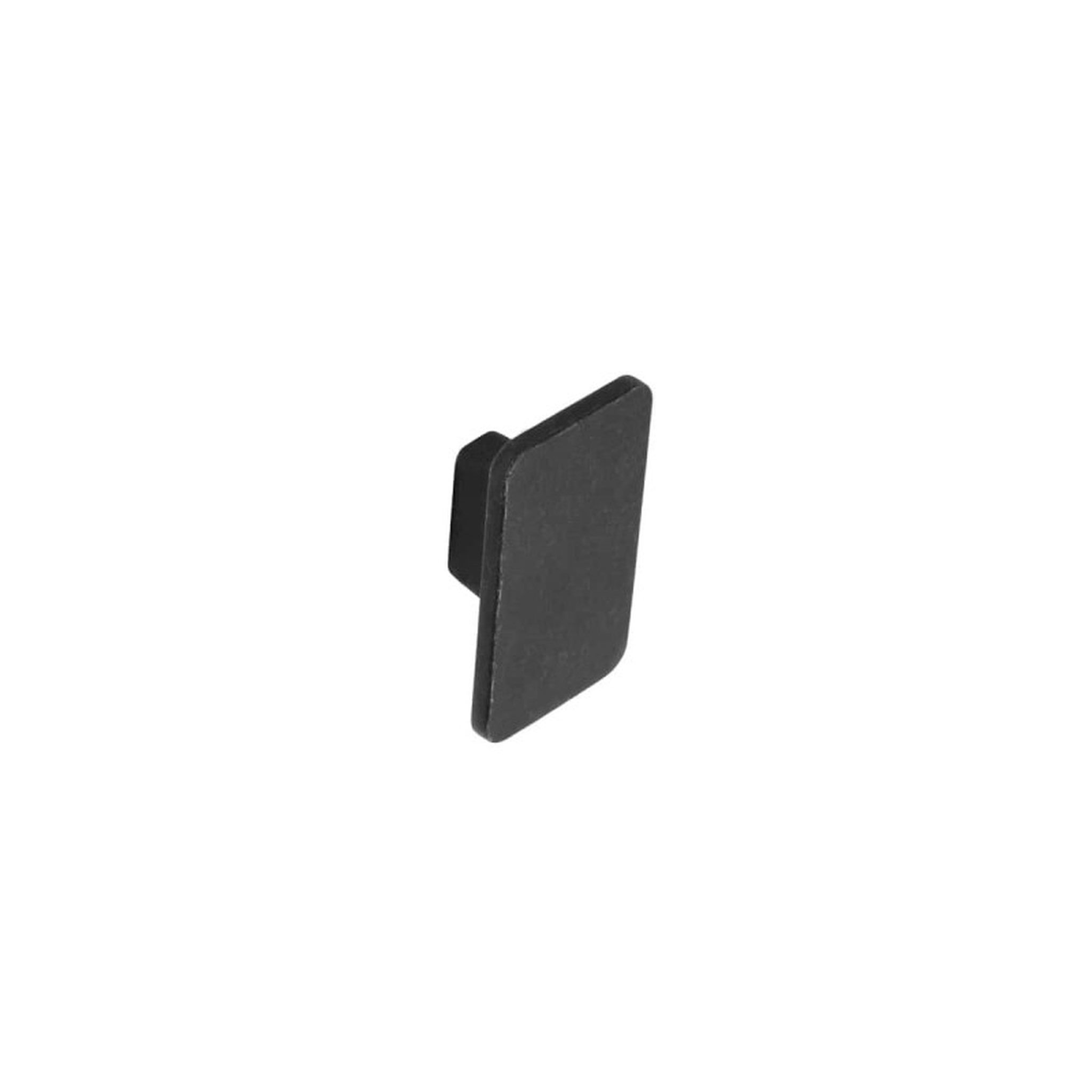  Bouton pour meuble moderne SIRO Zamak - 58 x 33 mm - Fer coloré brossé