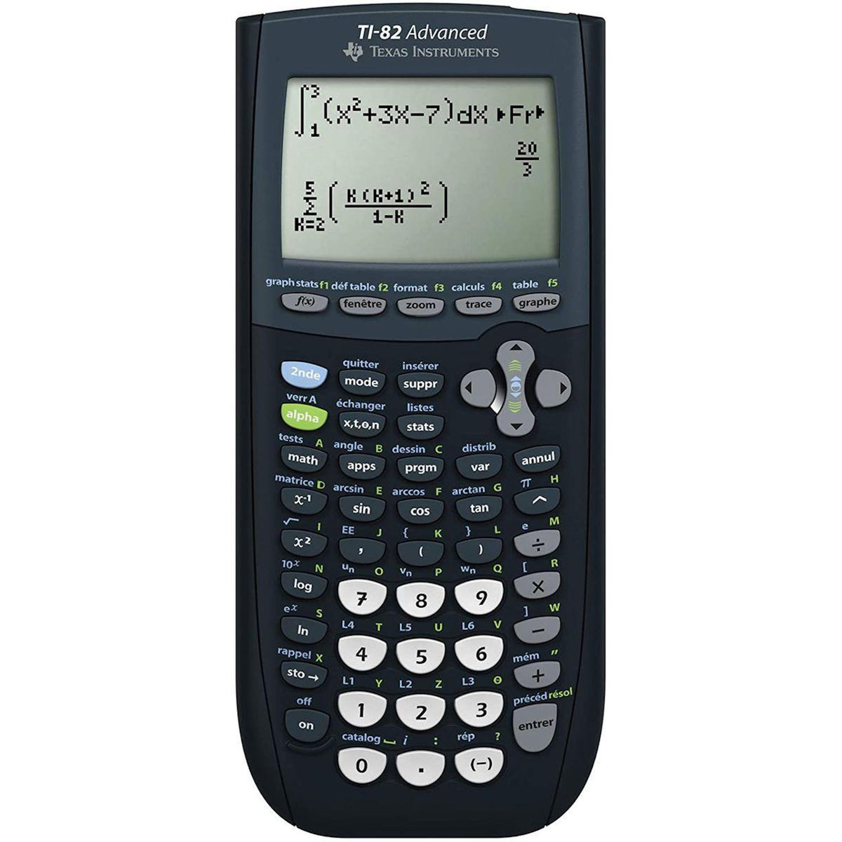TEXAS Calculatrice graphique TI-82 Advanced