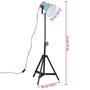 Voir la diapositive 6 : VIDAXL Lampadaire 25 W bleu delave 35x35x65/95 cm E27