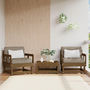 Voir la diapositive 1 : VIDAXL Chaises de jardin lot de 2 marron miel bois massif de pin