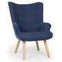 Voir la diapositive 4 : Paris Prix Fauteuil & Pouf Scandinave  Orle  98cm Bleu