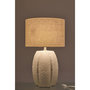 Voir la diapositive 4 : Paris Prix Lampe à Poser en Céramique  Latasha  70cm Blanc
