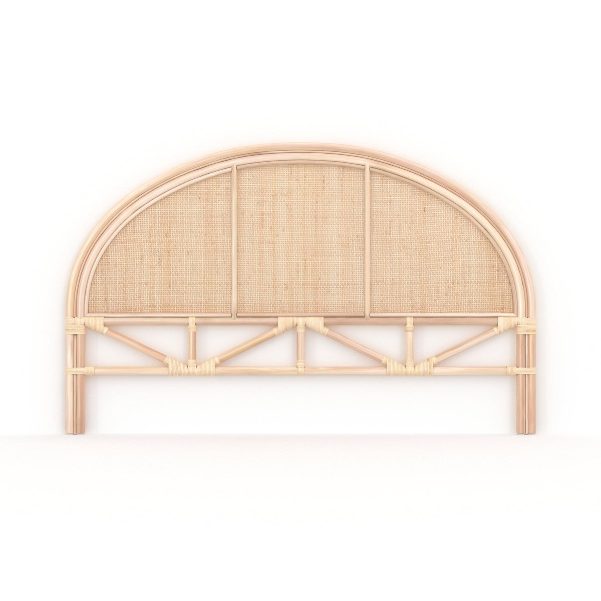 Rendez vous déco Tête de lit en rotin naturel 160 cm-Madya