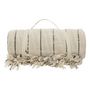 Voir la diapositive 2 : ATMOSPHERA Dessus de lit Slub rayures 240x260 coton