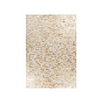 Paris Prix Tapis Fait Main en Cuir  Lavin III  Or & Multicolore. Coloris disponibles : Jaune