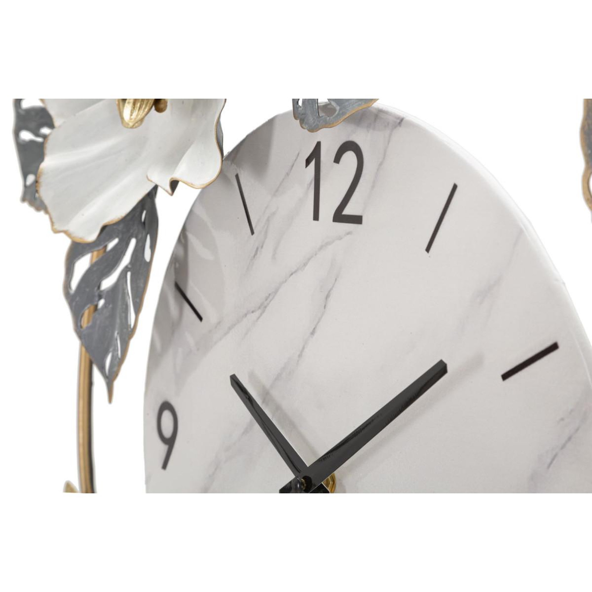 Voir la diapositive 2 : Paris Prix Horloge murale design  flowers  64cm multicolore