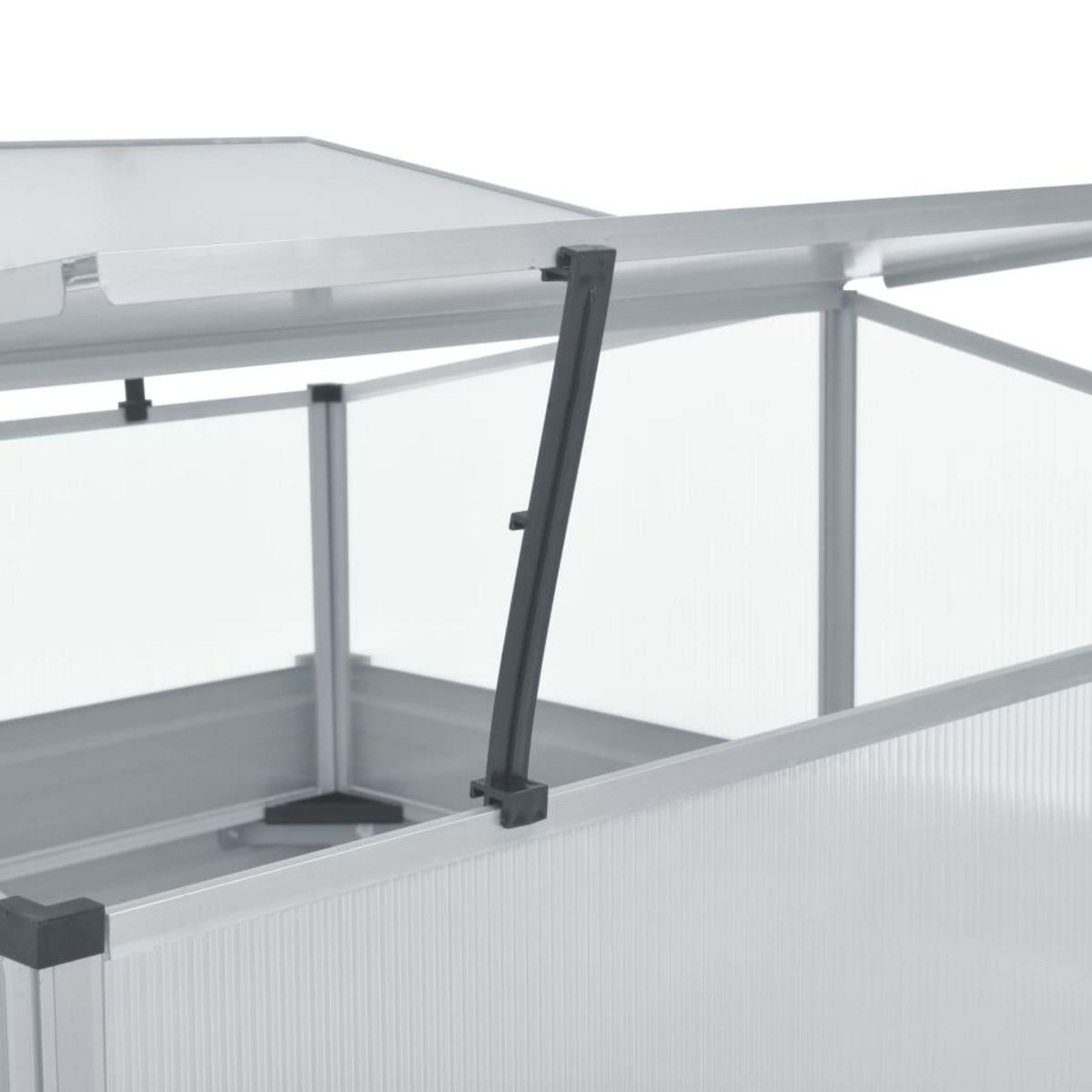 VIDAXL Serre Vert 100x100x77 cm Acier galvanise