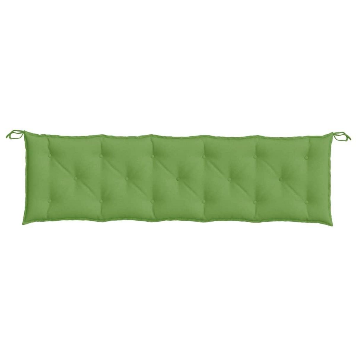 VIDAXL Coussin de banc de jardin vert melange 180x50x7 cm tissu