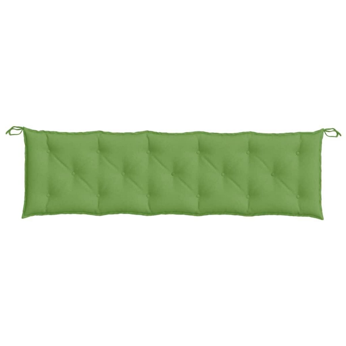 VIDAXL Coussin de banc de jardin vert melange 180x50x7 cm tissu