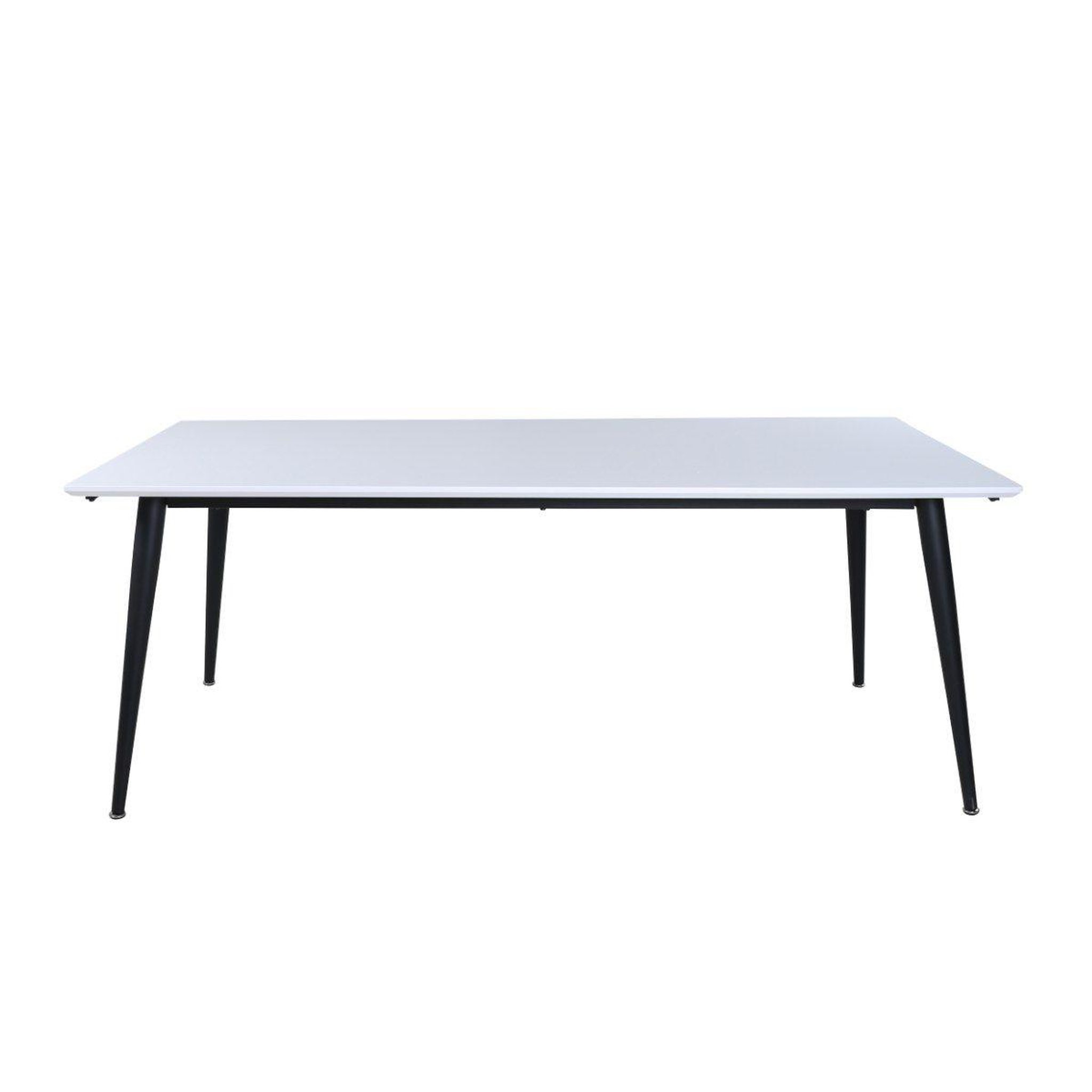 Voir la diapositive 2 : Paris Prix Table à manger extensible  jimmy  195-285cm blanc