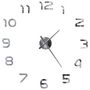 Voir la diapositive 2 : VIDAXL Horloge murale 3D Design moderne 100 cm XXL Argente