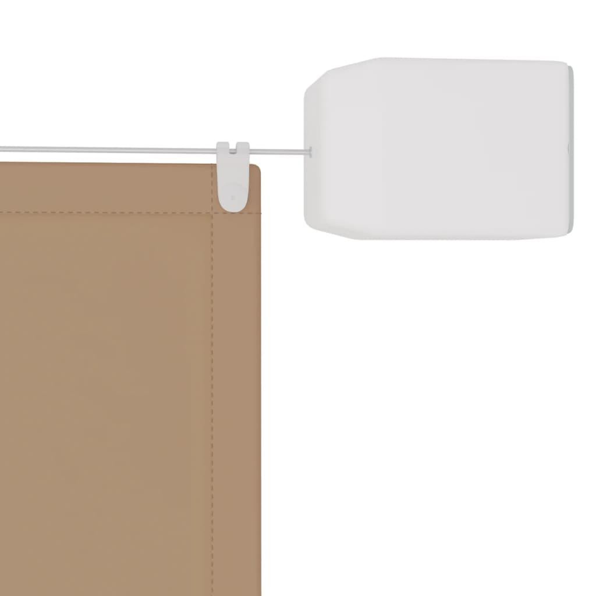 Voir la diapositive 4 : VIDAXL Auvent vertical Taupe 140x420 cm Tissu oxford