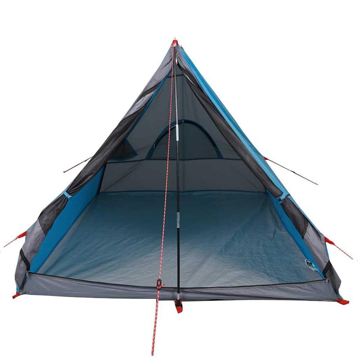 VIDAXL Tente de camping en forme de A 2 personnes bleu impermeable