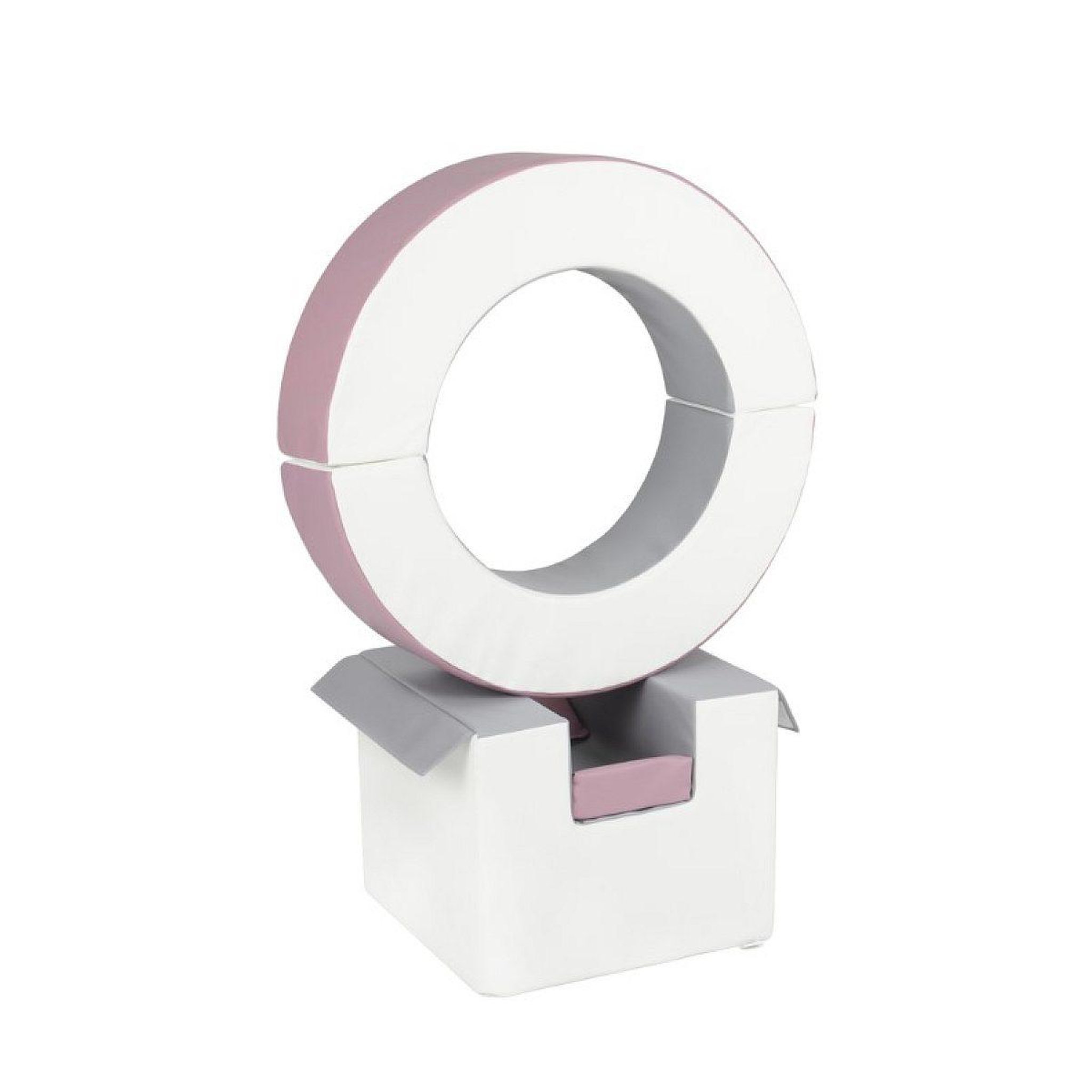 VELINDA Ensemble de cerceaux 3 blocs blanc gris violet