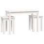 Voir la diapositive 5 : VIDAXL Tables gigognes 3 pcs Blanc Bois de pin massif