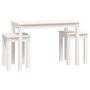 Voir la diapositive 5 : VIDAXL Tables gigognes 3 pcs Blanc Bois de pin massif