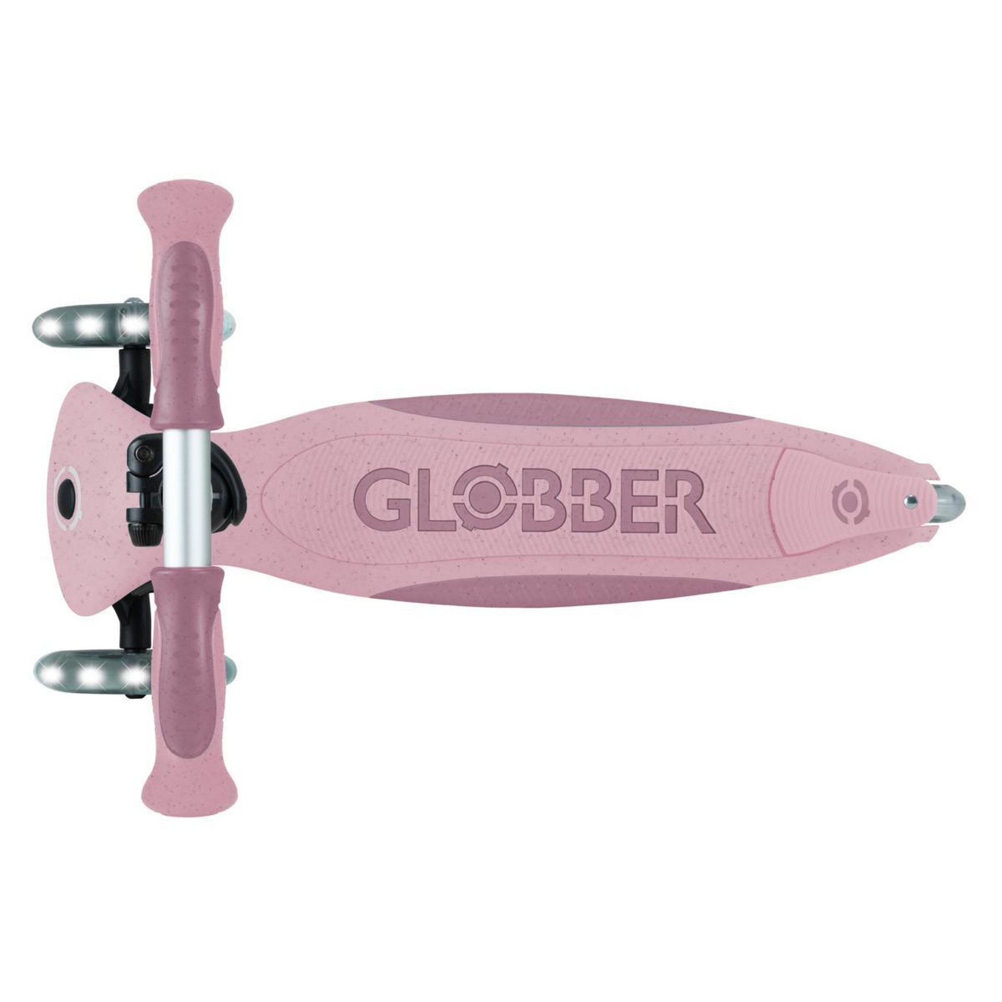 Voir la diapositive 4 : Globber Trottinette Go Up Deluxe Lights Eco-Logic 360° framboise