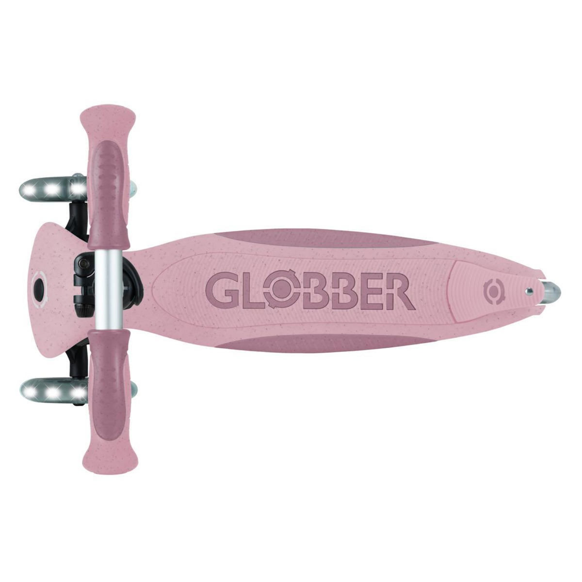 Globber Trottinette Go Up Deluxe Lights Eco-Logic 360° framboise