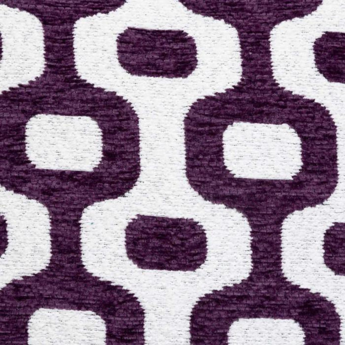 ATMOSPHERA Housse de Coussin Chenille  Jeni  40x40cm Violet