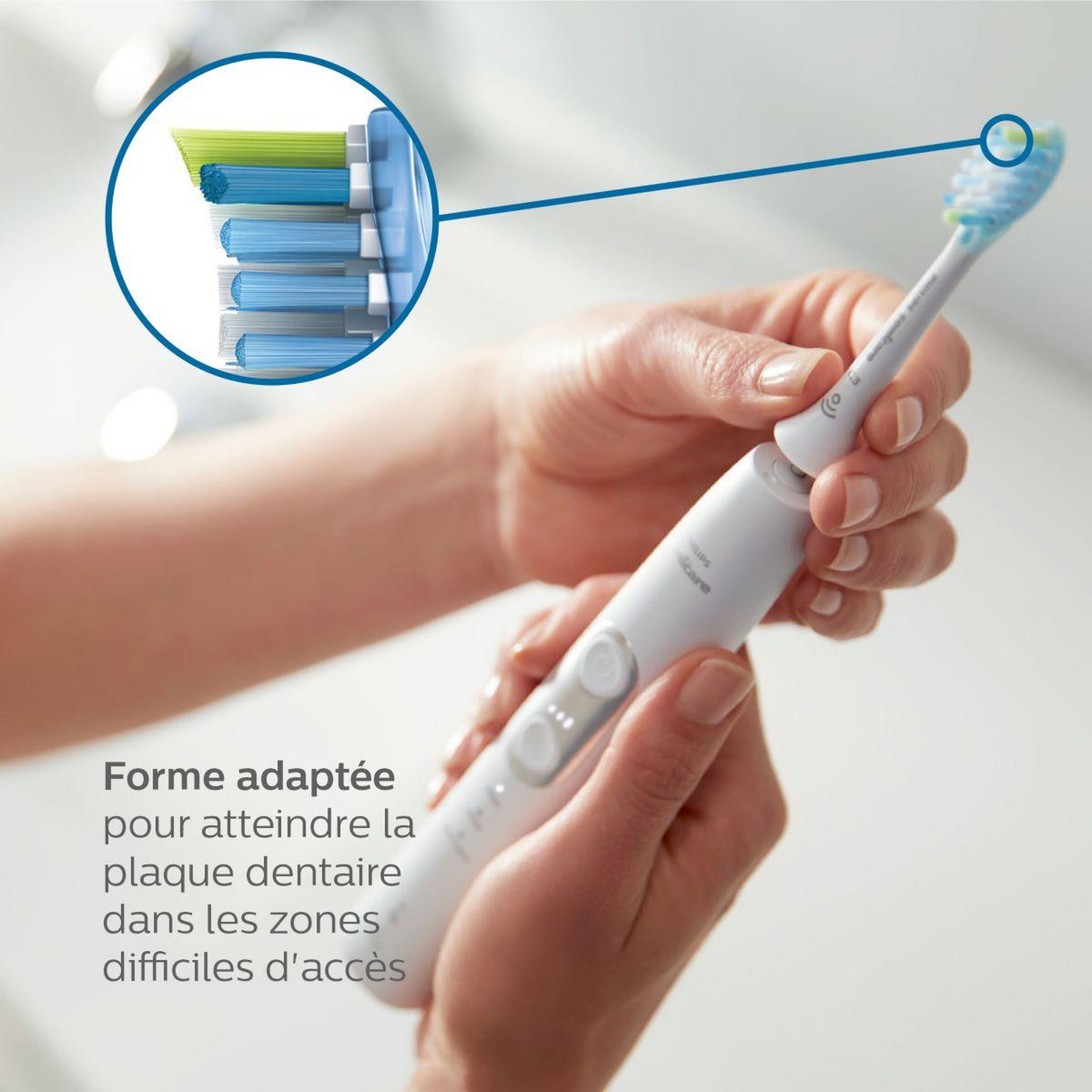 Voir la diapositive 4 : Philips Brossette dentaire Sonicare HX9044/17