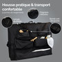 Voir la diapositive 3 : VIVEZEN Housse de transport pour table de massage avec rangements - Noir