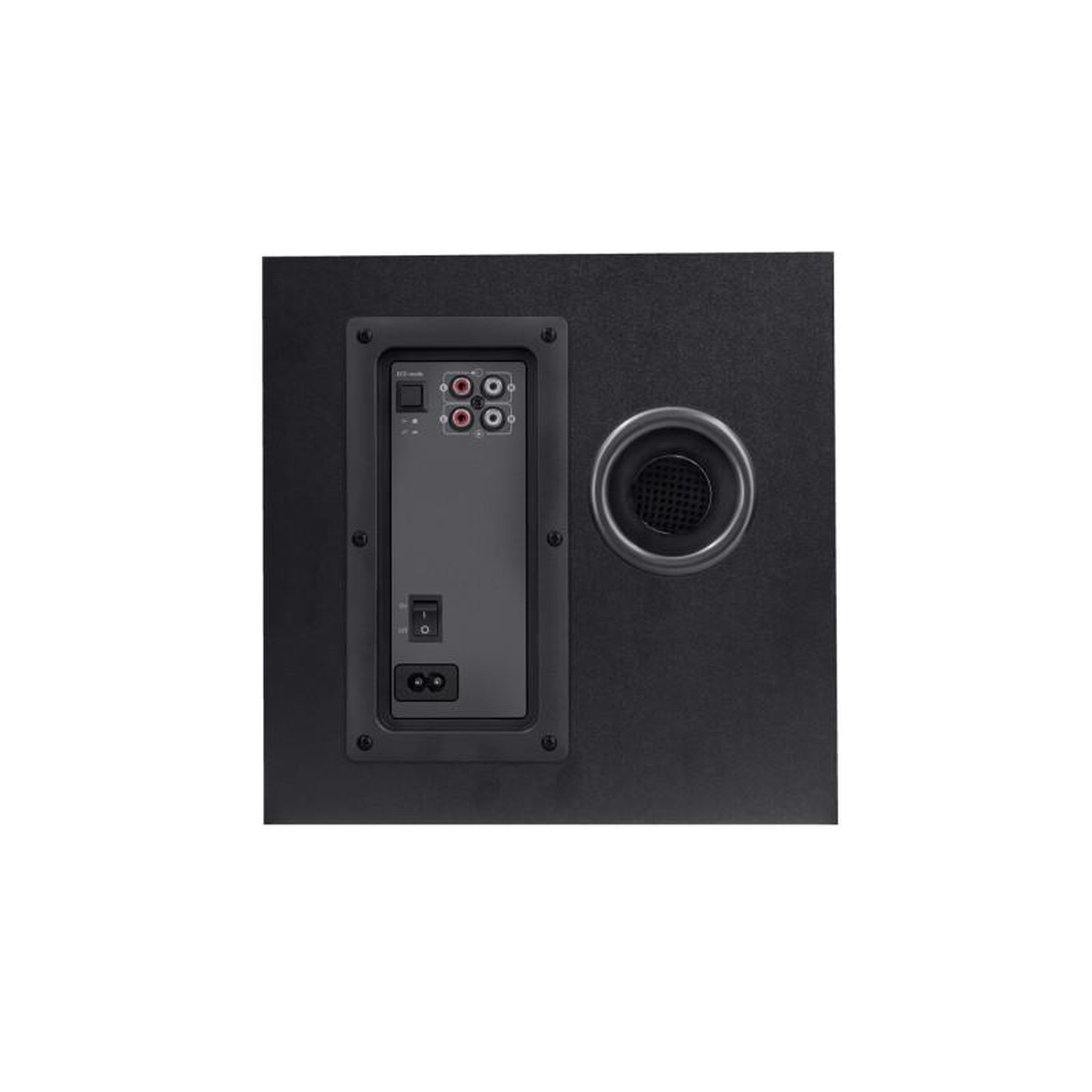 Voir la diapositive 3 : Trust Enceinte PC Trust Systeme d enceintes 2.1 puissant avec eclairage LED RGB reglable et telecommande