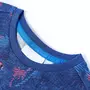 VIDAXL T-shirt pour enfants melange bleu fonce 128