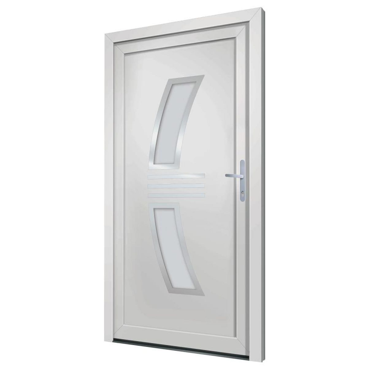 VIDAXL Porte d'entree Blanc 88x200 cm PVC