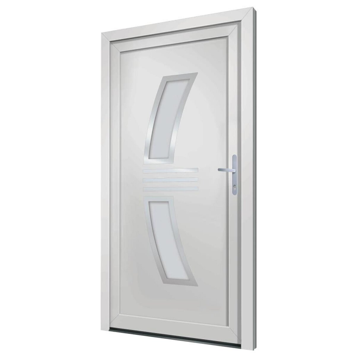 VIDAXL Porte d'entree Blanc 88x200 cm PVC