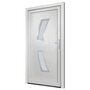 Voir la diapositive 4 : VIDAXL Porte d'entree Blanc 88x200 cm PVC