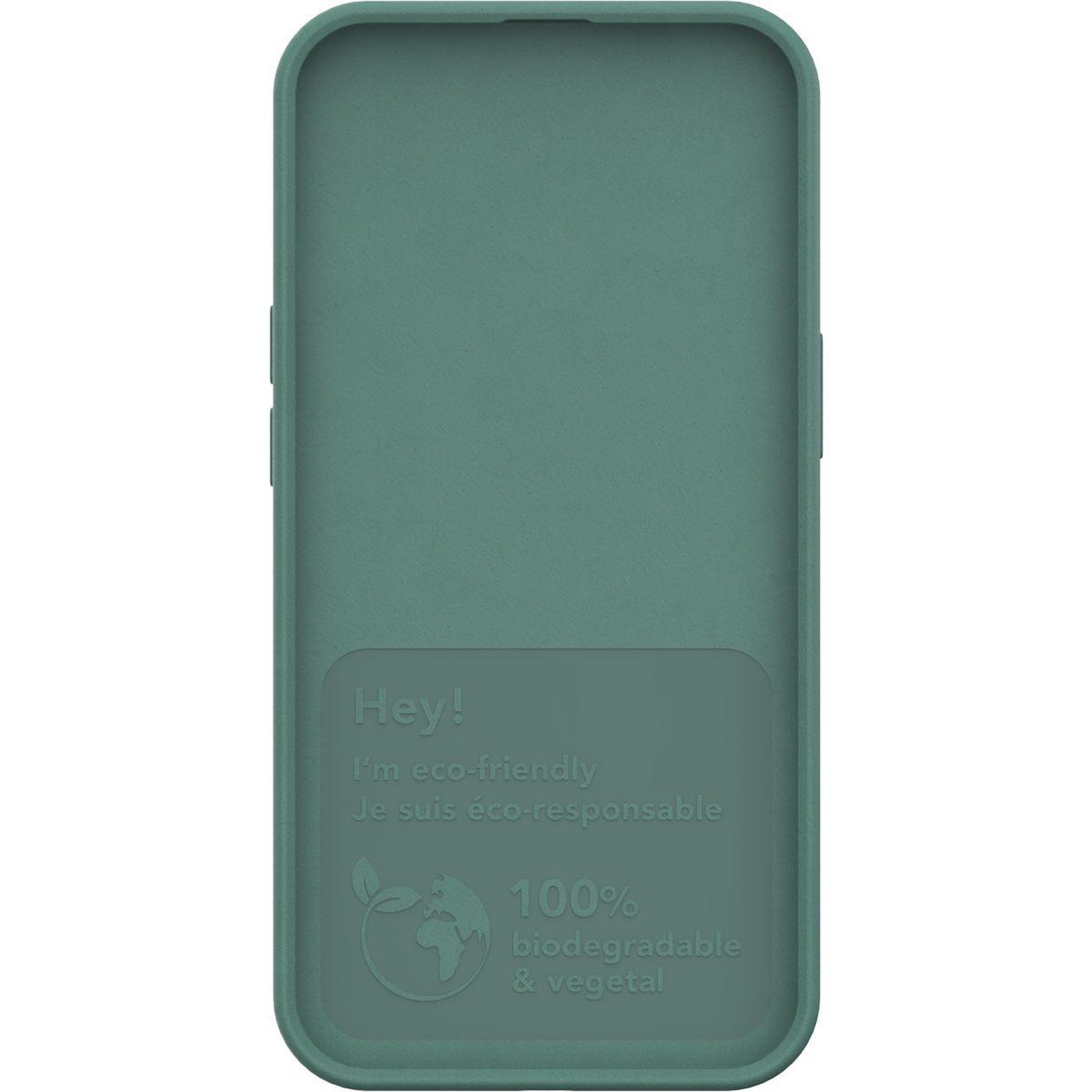 Voir la diapositive 4 : JUST GREEN Coque iPhone 14 Bio vert nuit