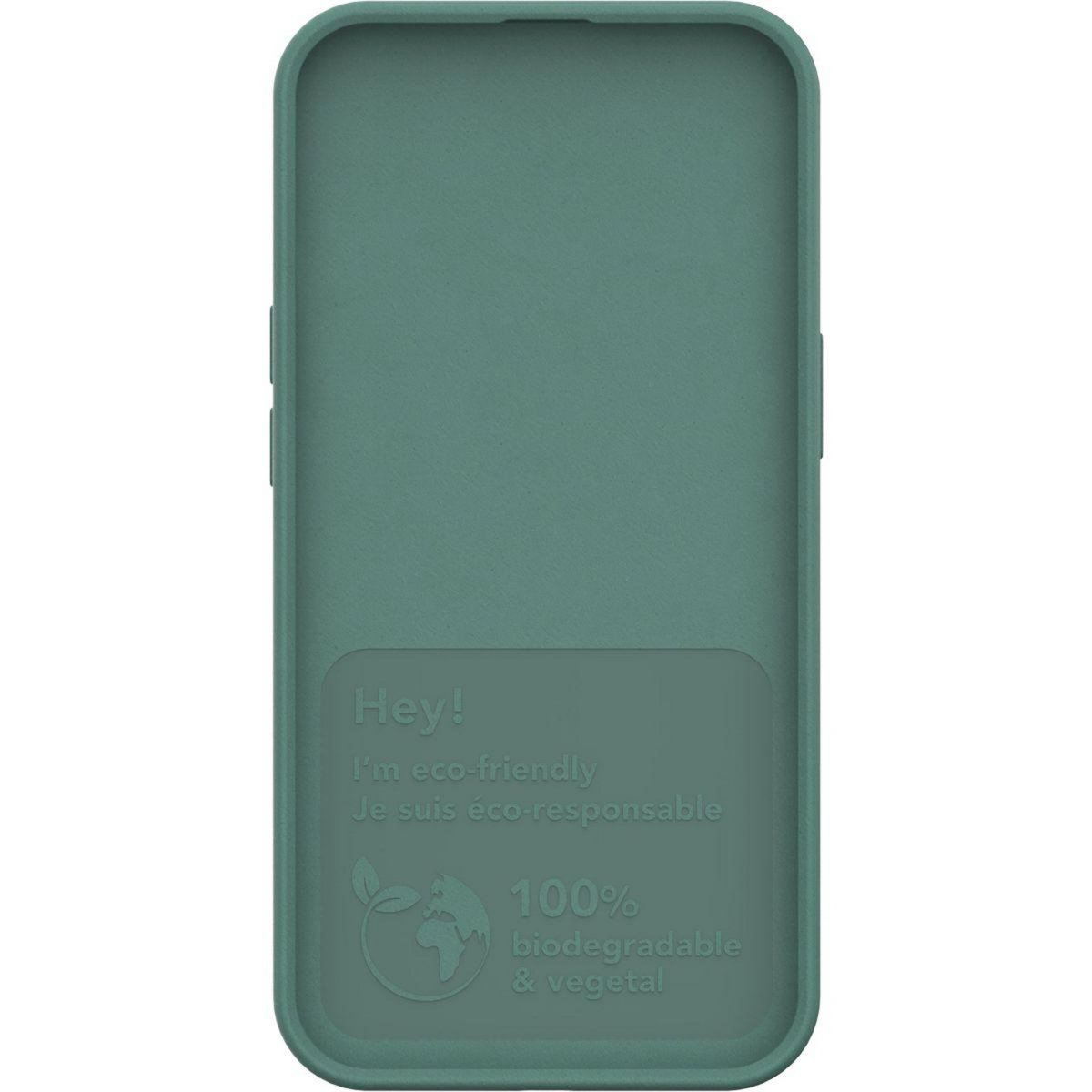 JUST GREEN Coque iPhone 14 Bio vert nuit