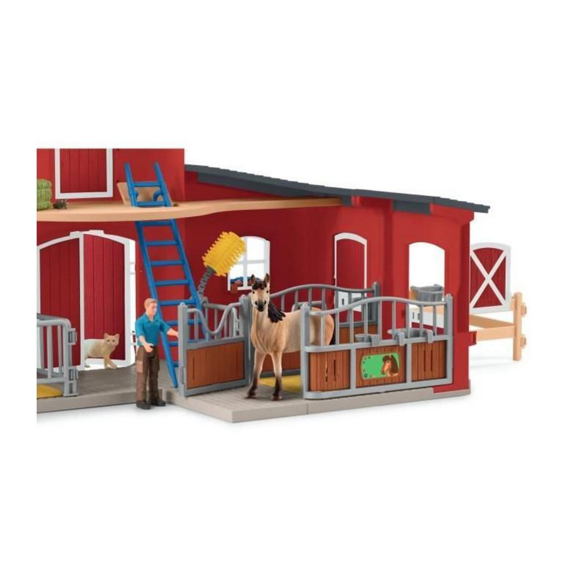 Schleich Figurine Schleich Coffret Box Jument Mustang Crème