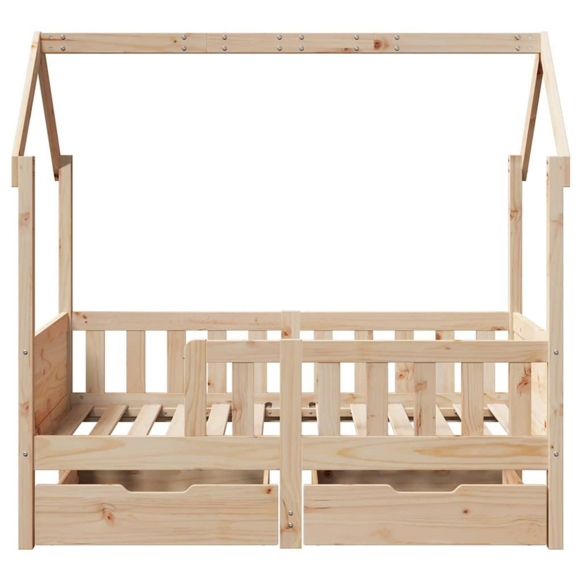 VIDAXL Cadre de lit enfant avec tiroirs sans matelas 80x160 cm bois