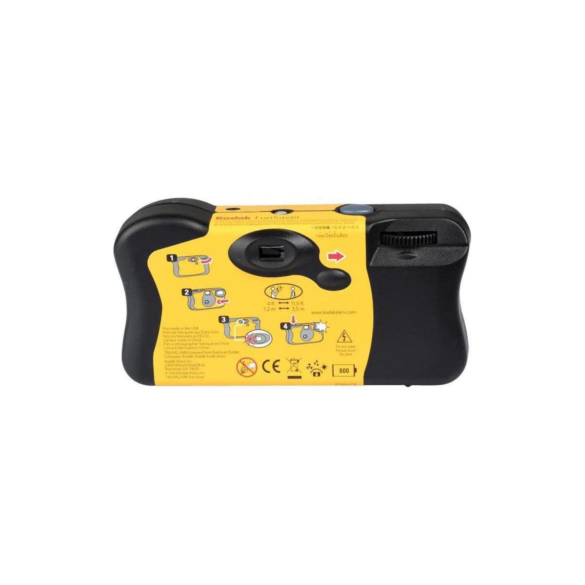 Voir la diapositive 3 : Kodak Appareil photo jetable jetable FunSaver Flash intégré 27 Photos