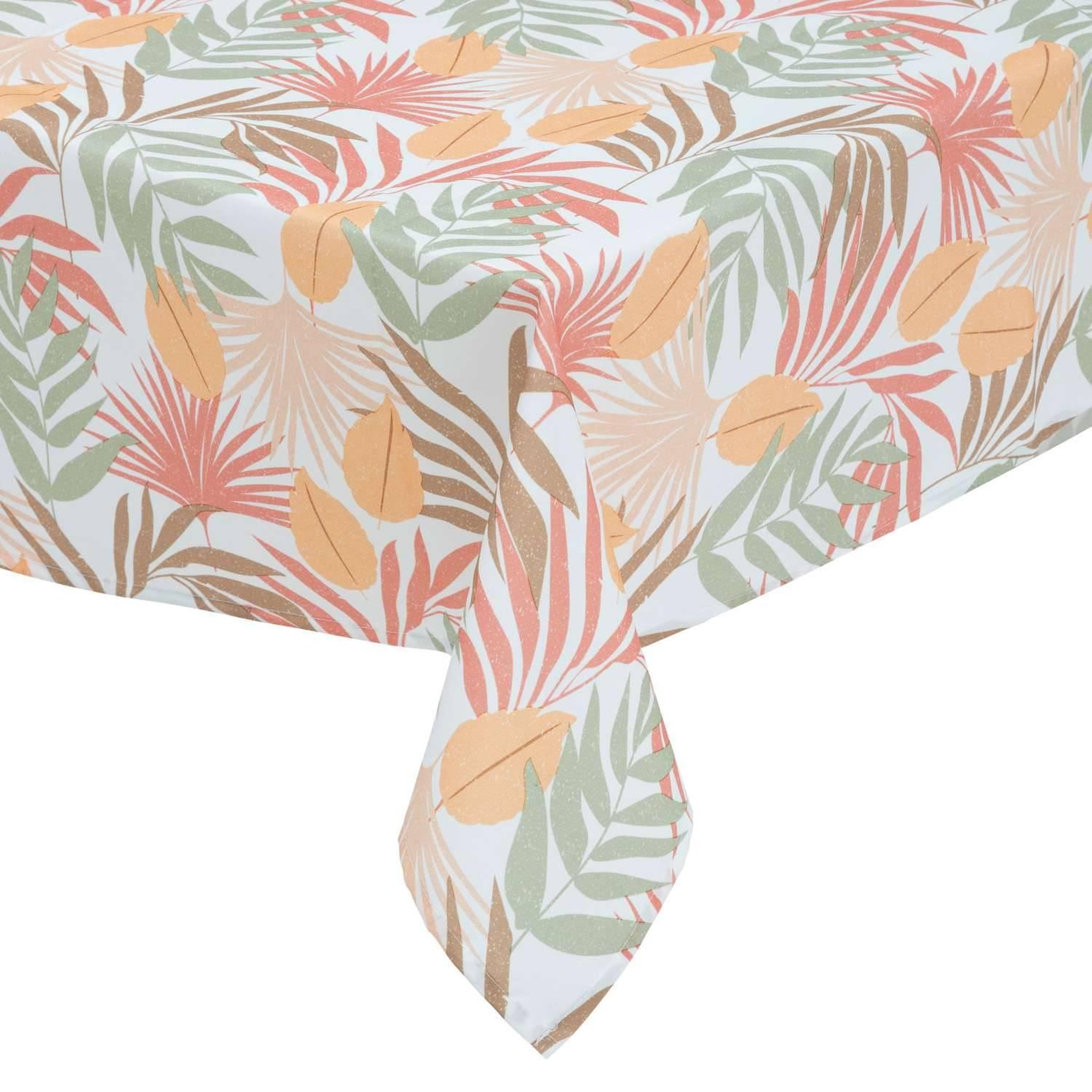 ATMOSPHERA Nappe anti-tache rectangulaire palm - 140 x 240 cm - multicolore