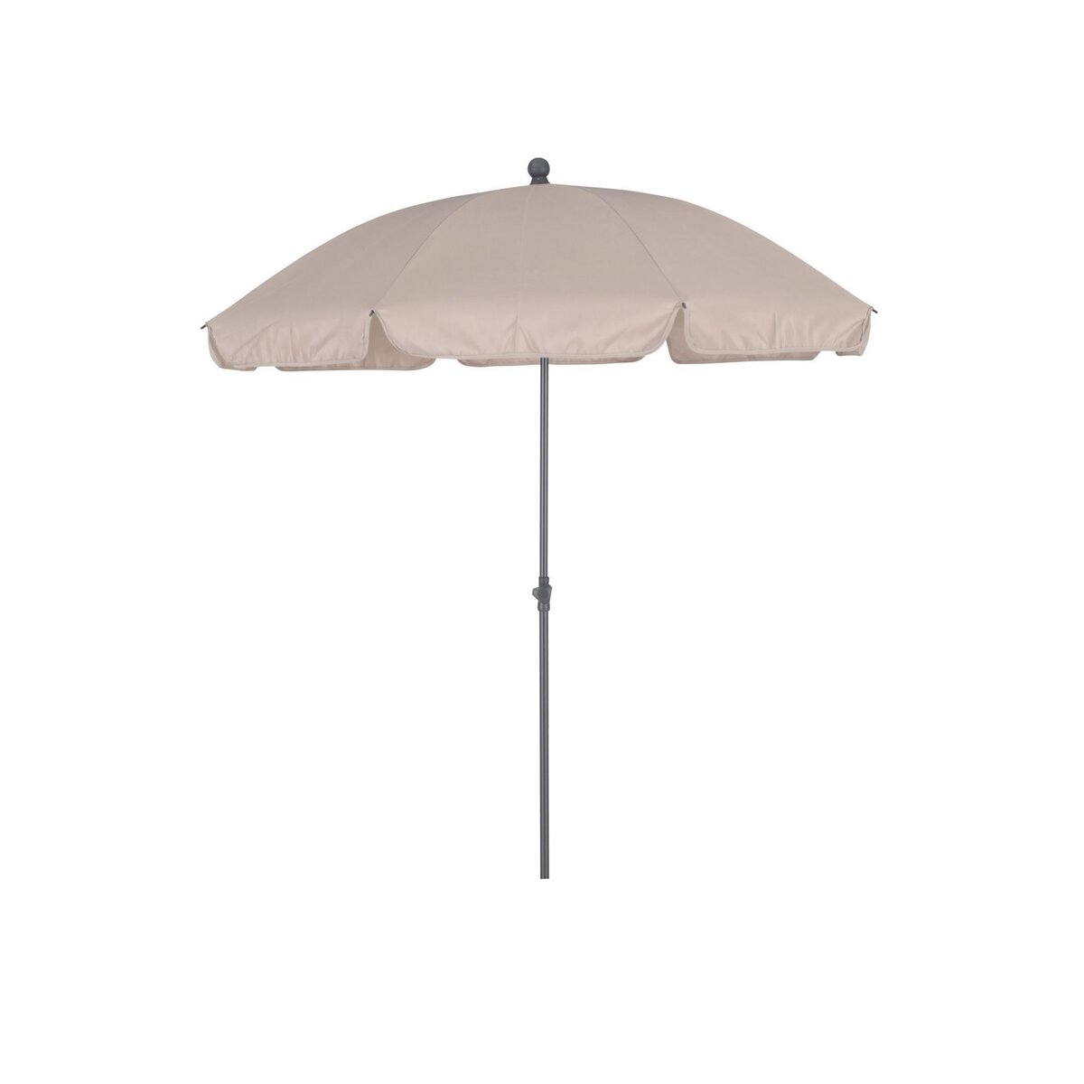 FAVEX Parasol droit diam 2m taupe ELENA