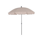 FAVEX Parasol droit diam 2m taupe ELENA