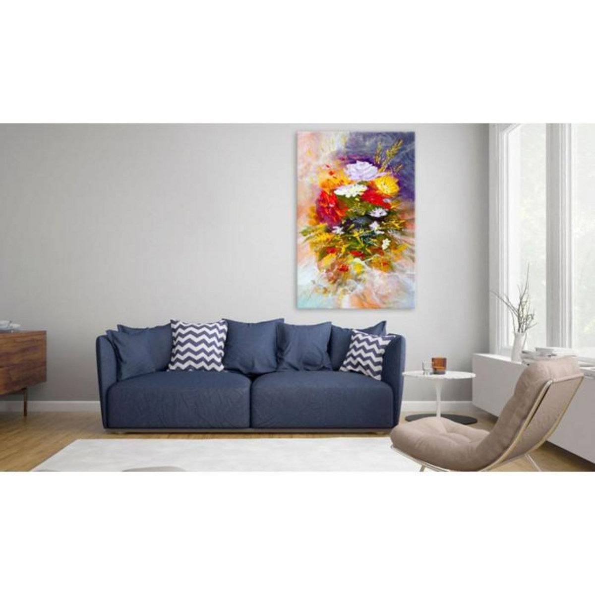 Paris Prix Tableau Imprimé  Fleurs D'août