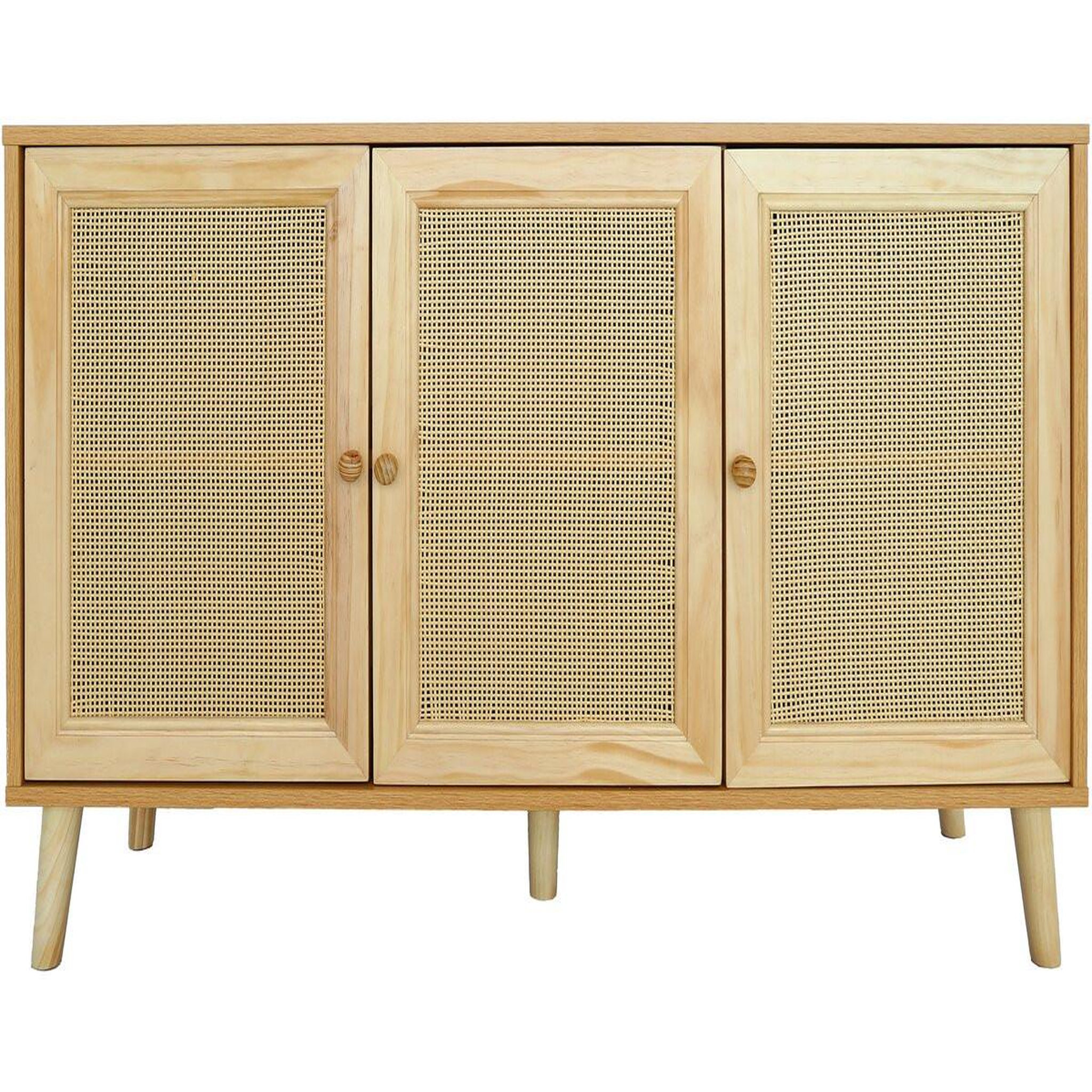 Habitat et Jardin Buffet style cannage  neuille  - 120 x 40 x 71.5 cm - beige
