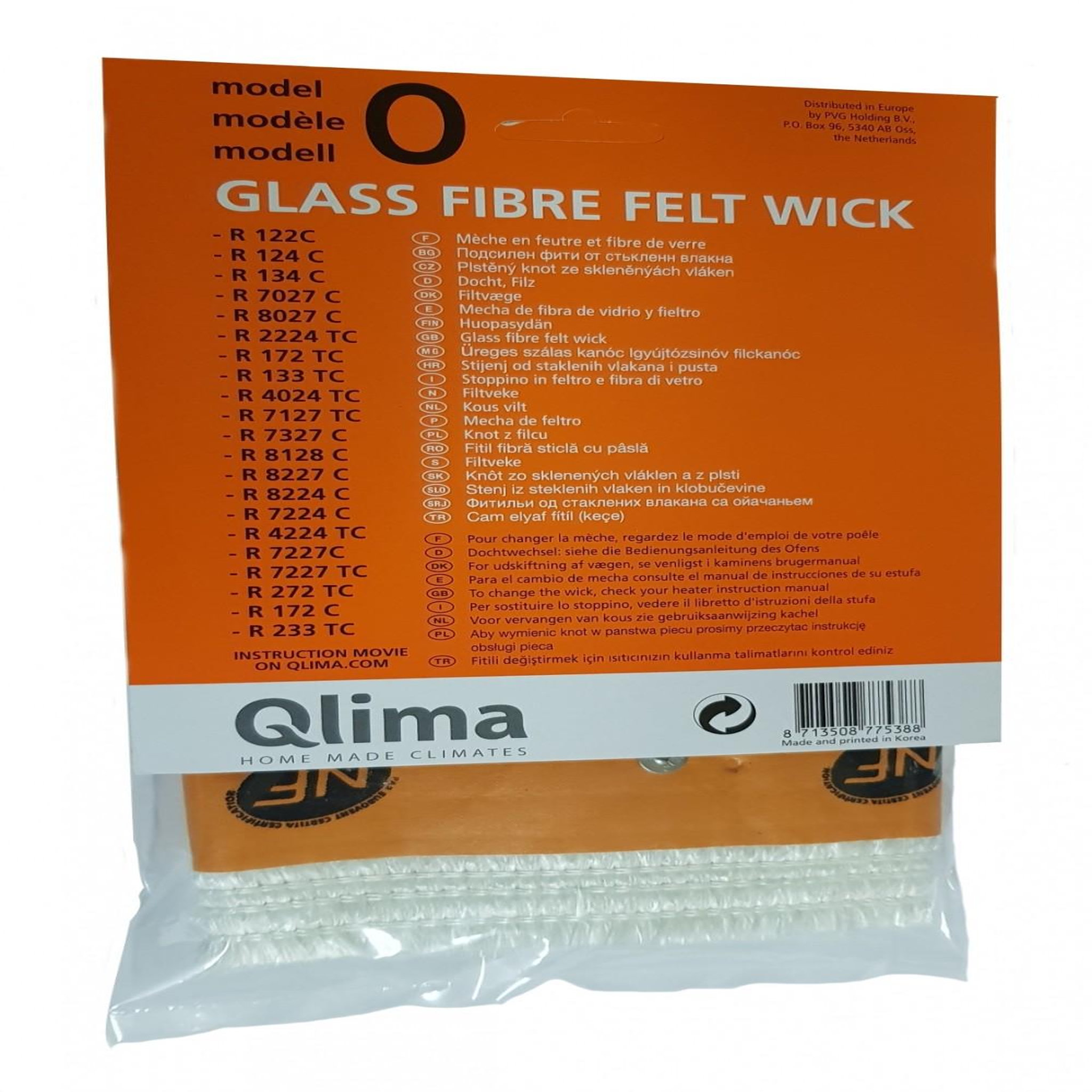 QLIMA Mèche pour poêles à pétrole