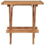 Voir la diapositive 2 : VIDAXL Table pliable de jardin 50x50x50 cm Bois de teck solide
