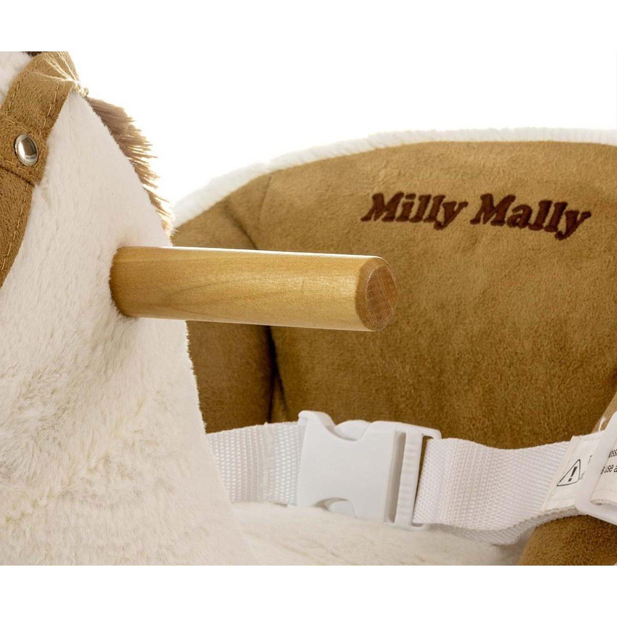 Voir la diapositive 4 : MILLY MALLY Cheval à bascule  polly blanc