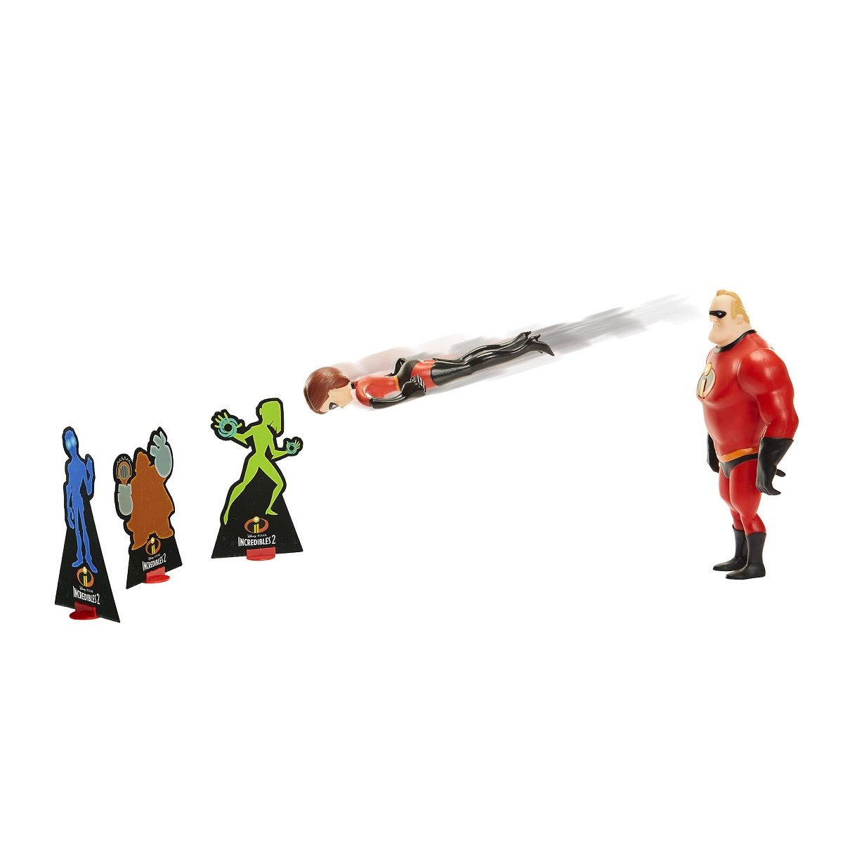 JAKKS PACIFIC Couple de figurines Mr et Mme Indestructible 30 cm - Les Indestructibles