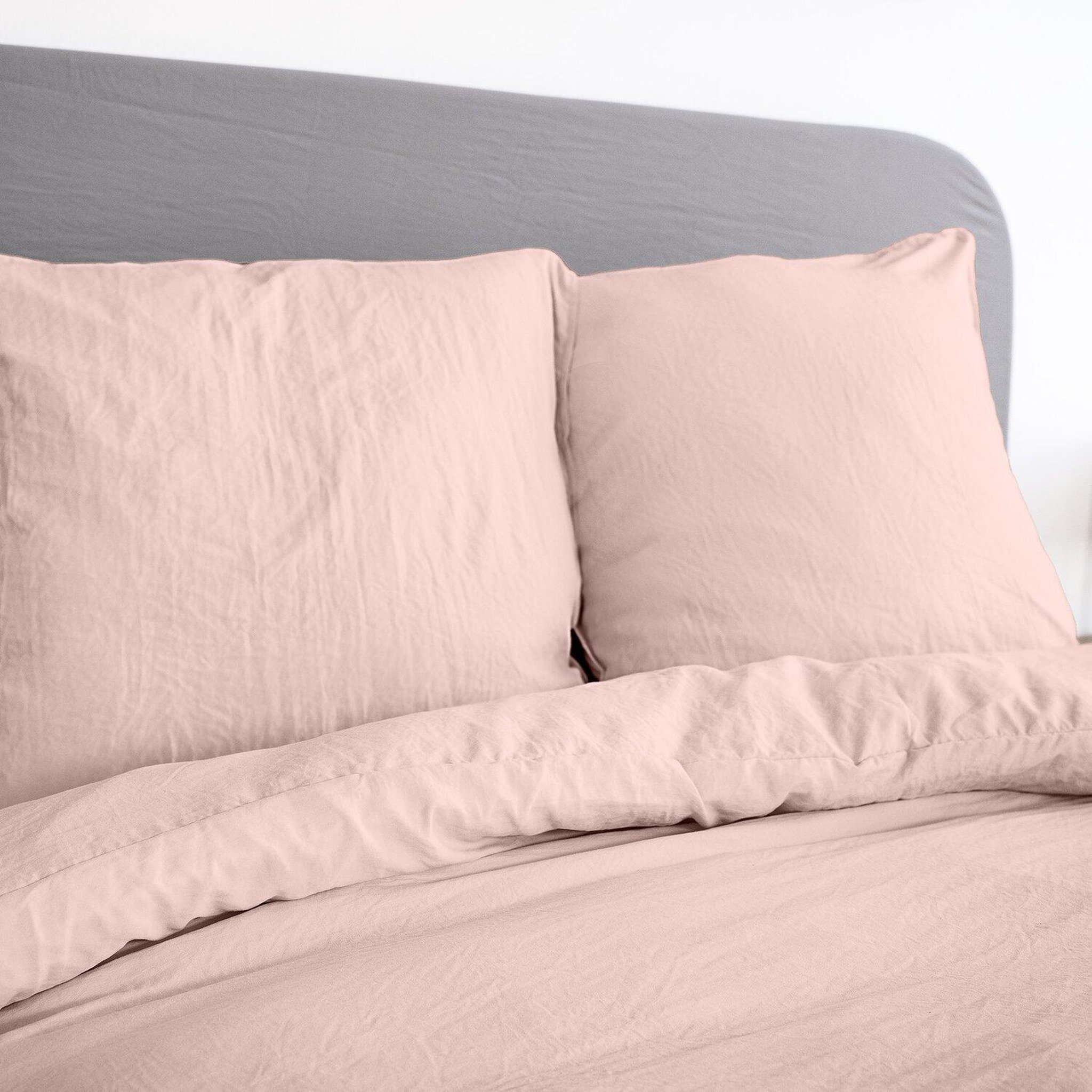 Voir la diapositive 2 : Home collection Parure microfibre lavee